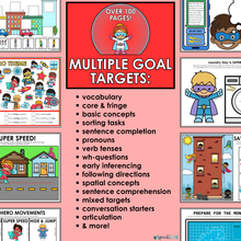Load image into Gallery viewer, Superhero Speech Therapy Activities - Digital File
