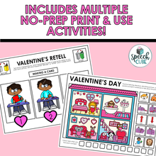 Load image into Gallery viewer, Valentine's Day Speech Therapy Activities - Digital File
