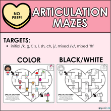 Load image into Gallery viewer, Valentine's Day Speech Therapy Activities - Digital File
