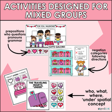 Load image into Gallery viewer, Valentine's Day Speech Therapy Activities - Digital File
