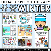Load image into Gallery viewer, Winter Speech Therapy Activities - Digital File
