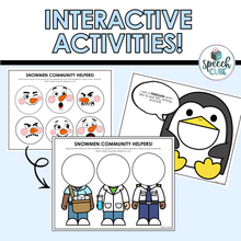 Load image into Gallery viewer, Winter Speech Therapy Activities - Digital File
