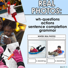Load image into Gallery viewer, Winter Speech Therapy Activities - Digital File

