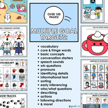 Load image into Gallery viewer, Winter Speech Therapy Activities - Digital File
