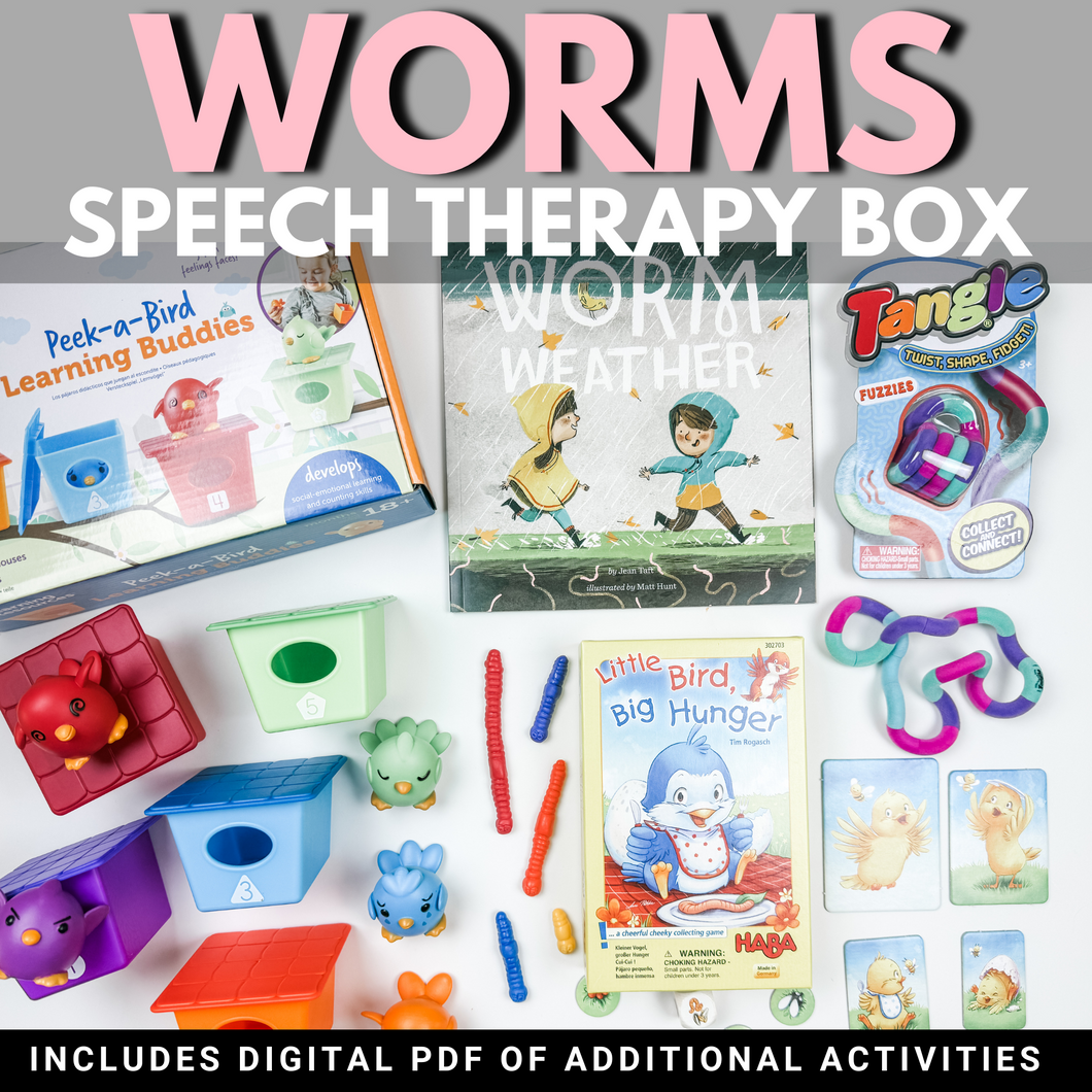 Worms Speech Therapy Box