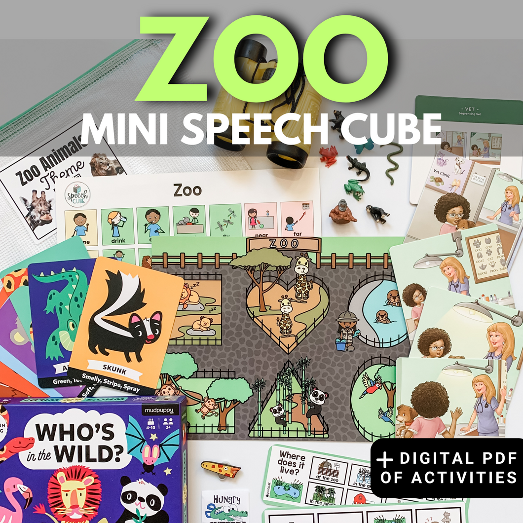 Zoo Animals MINI Cube