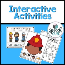 Load image into Gallery viewer, Community Helpers Language Activities
