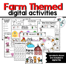 Load image into Gallery viewer, Farm Speech Therapy Mini
