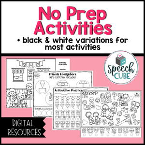 Friendship Themed Language Activities