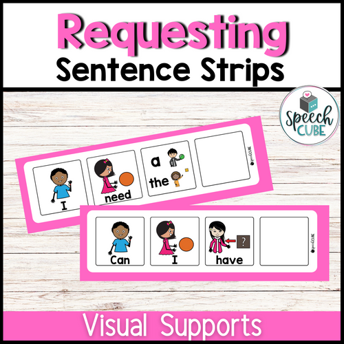 Visual Supports – Speech Cube