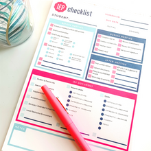 Load image into Gallery viewer, IEP Meeting Checklist
